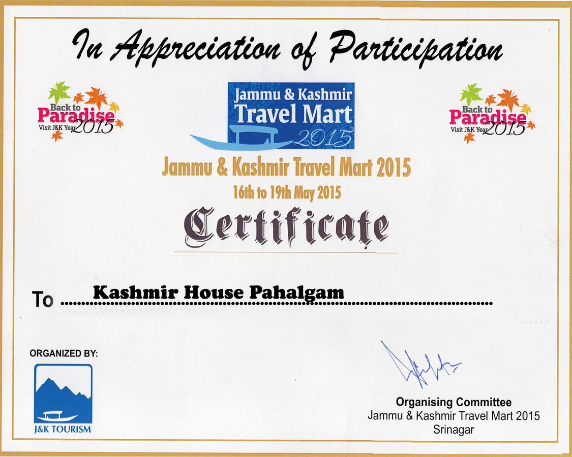 Pahalgām Kashmir House酒店 外观 照片